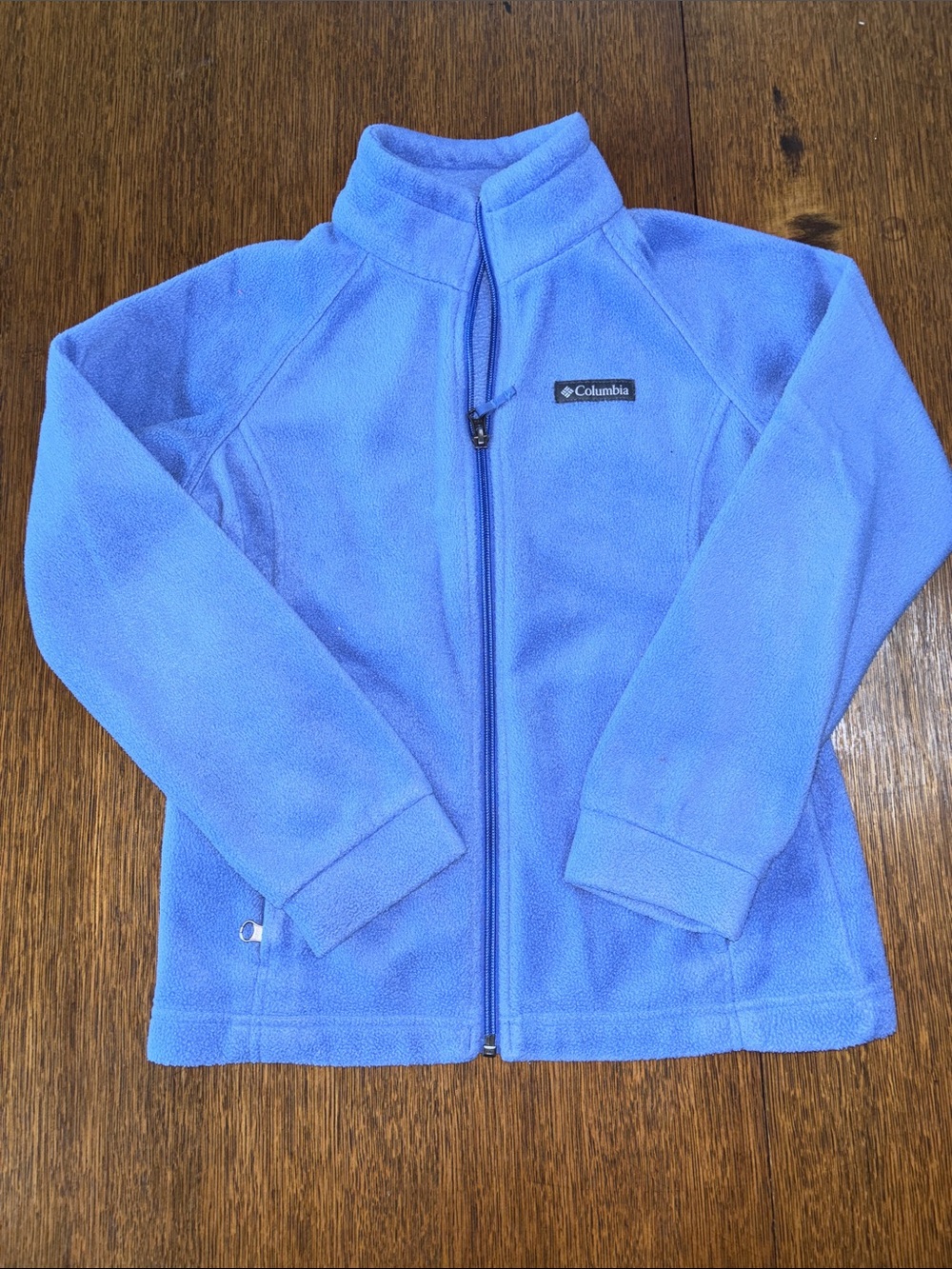 Columbia Kids cornflower Blue Full-Zip Fleece Jacket Sz 10/12
